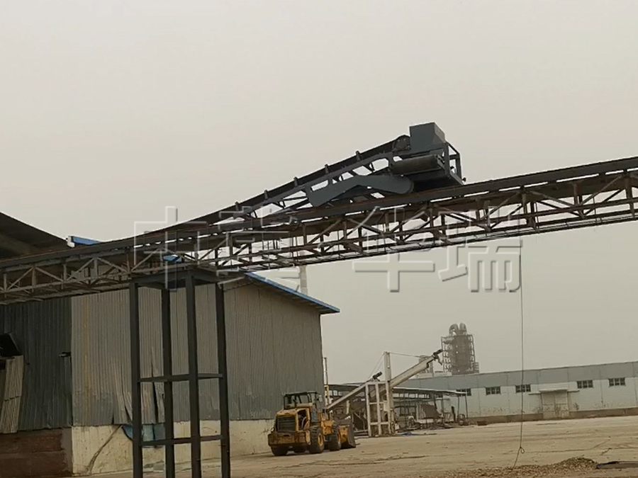 河北廊坊客戶卸料小車現場